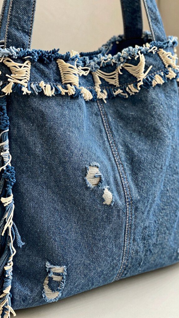 fringed edge bag tutorial