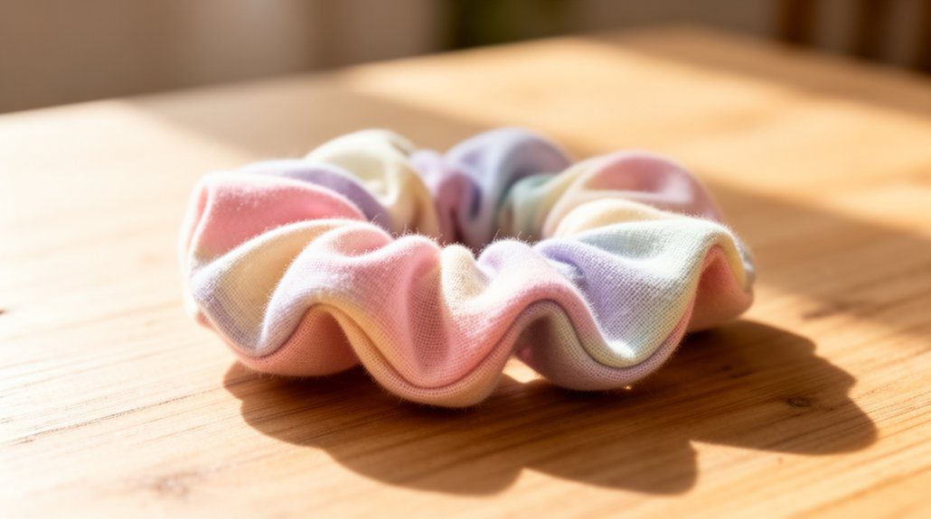 handmade hair scrunchie gift
