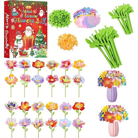 Craft Advent Calendars That Make December Feel Magical 9 Advent Calendar 2025 Fabric Flower Craft Kit