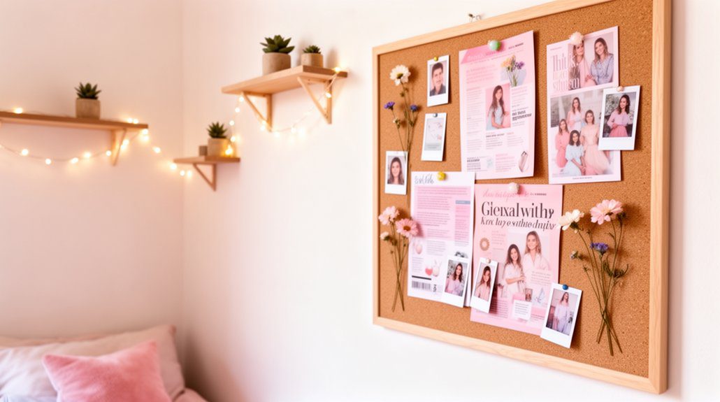 25 DIY Room Decor for Teens That Are Easy, Cute, and Affordable 17 inspiration wall for creativity