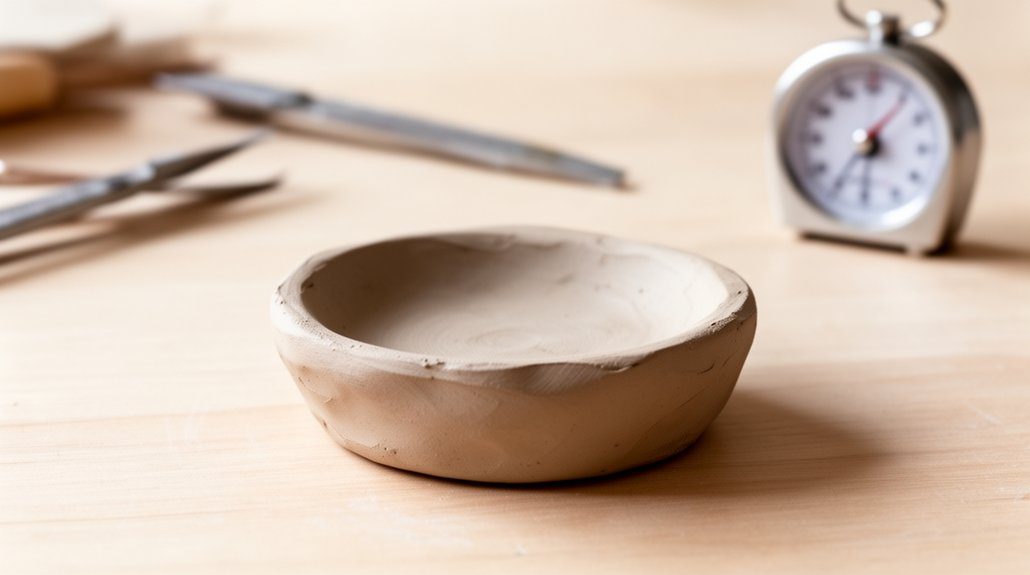 let clay rest briefly