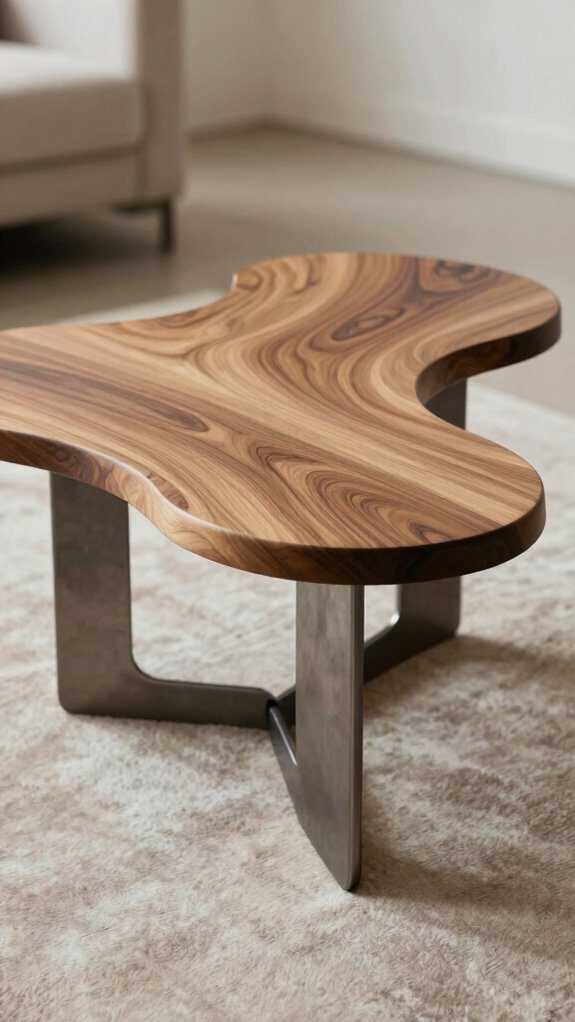 19 Unique Coffee Table Design Ideas That Stand Out Instantly 8 lively asymmetrical coffee tables