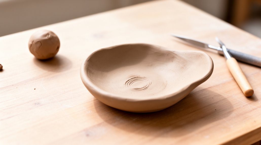 10 Quick Small Clay Projects for Beginners 4 make a trinket dish