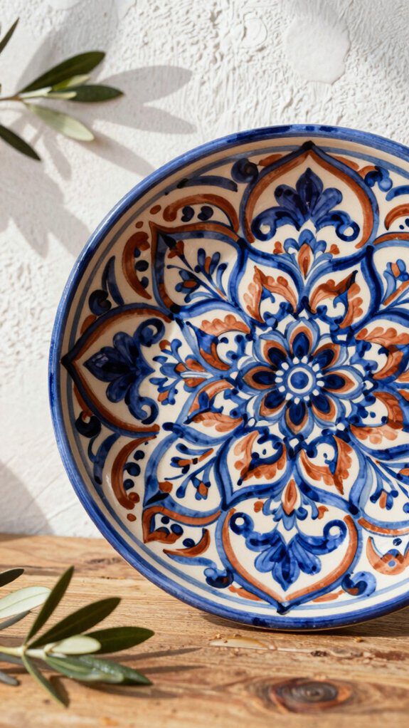 15 Ceramic Plate Painting Ideas for Creative Home Decor 4 mediterranean inspired artistic techniques
