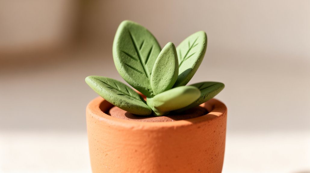 mini plant charm creation