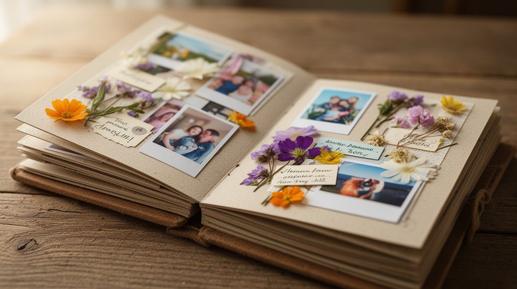 mini scrapbook of memories