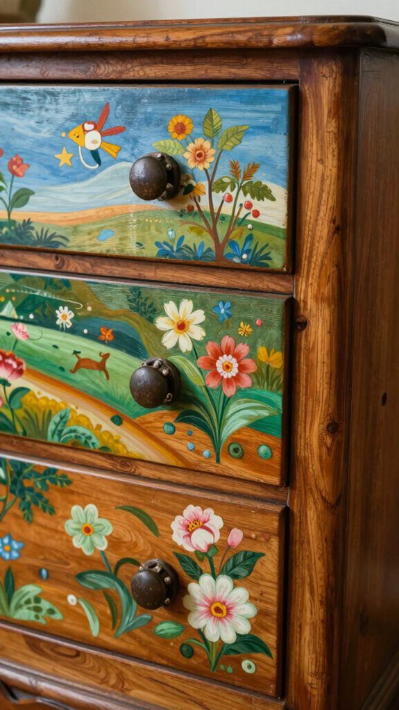 mural furniture transformation process