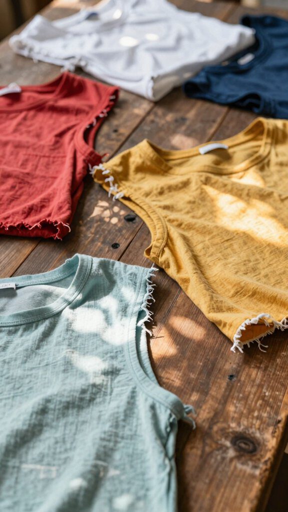 17 Upcycle T-Shirt Ideas to Give Old Tees a New Life 9 muscle tee diy transformation