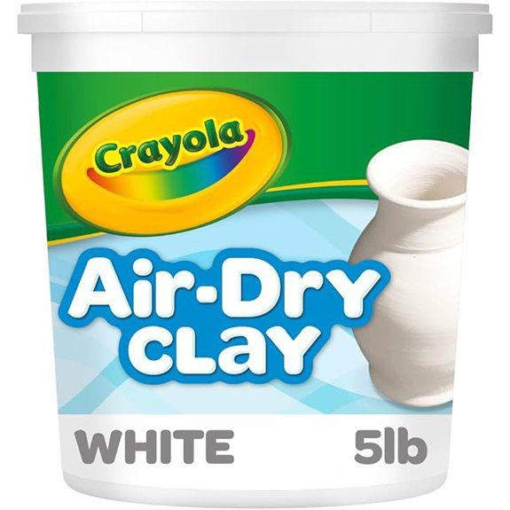 Best Art & Craft Kit Picks for Creative Kids and Adults 5 Crayola Air Dry Clay 5lb – Natural White