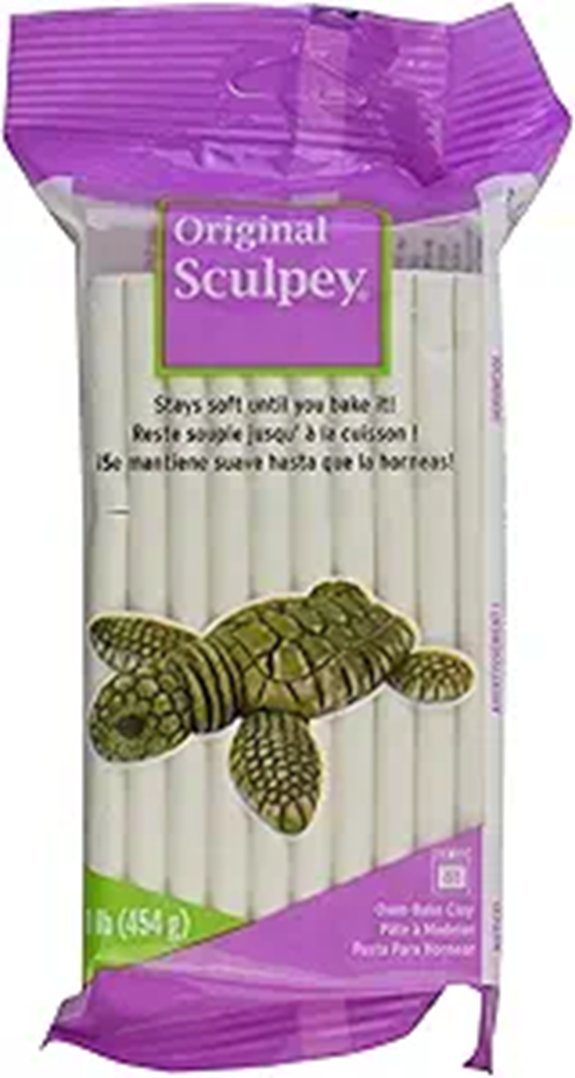 7 Best Polymer Clay Brands That Crafty Hands Can’t Live Without 4 Sculpey Original White Polymer Oven-Bake Clay (1 lb)