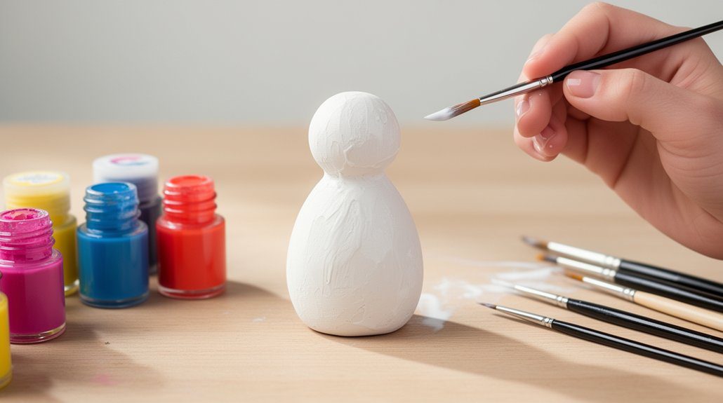 13 Easy Clay Crafts Air Dry for Beginners 14 paint and seal clay