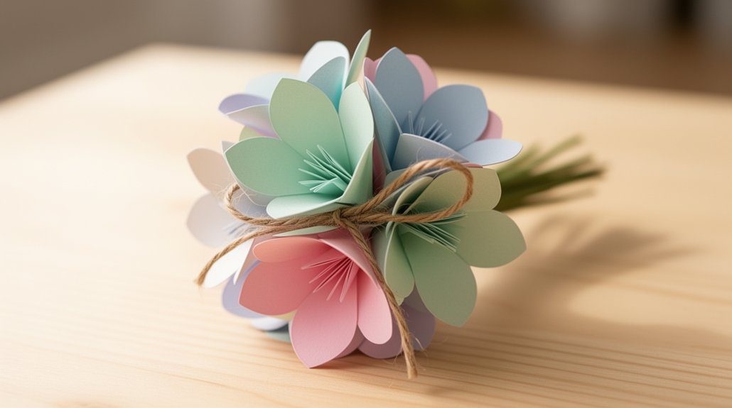 paper flower crafting fun