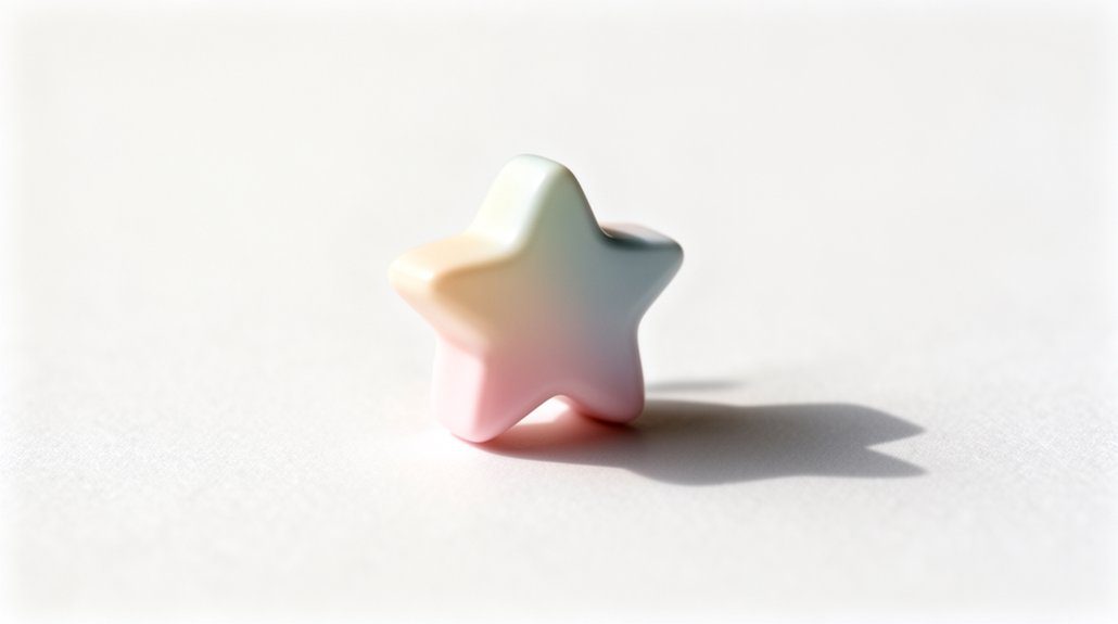pastel star charm creation