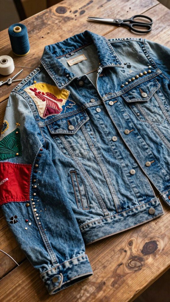 personalize your denim jacket