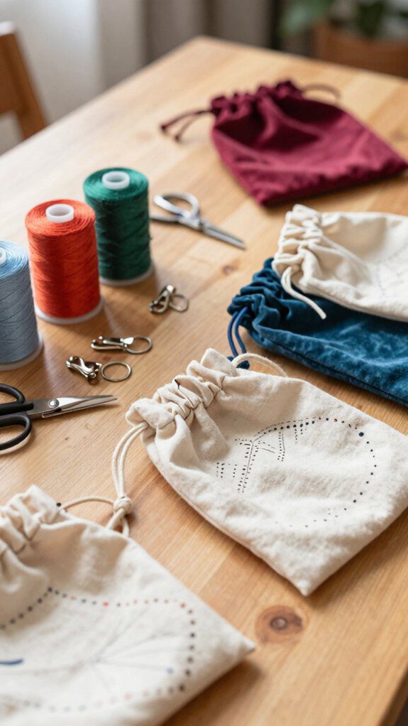 quick and easy drawstring bags