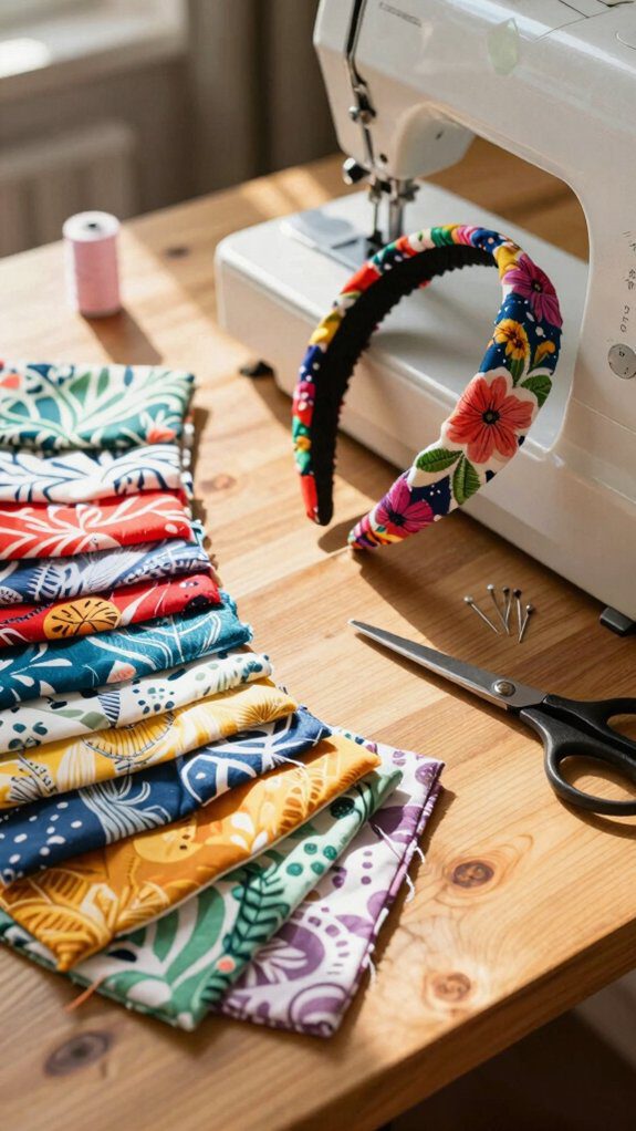 quick easy fabric headbands