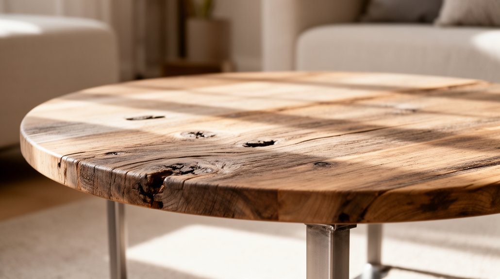 DIY Round Coffee Table Ideas: The Ultimate Stylish and Budget-Friendly Projects for a Stunning Living Room 8 reclaimed wood coffee table