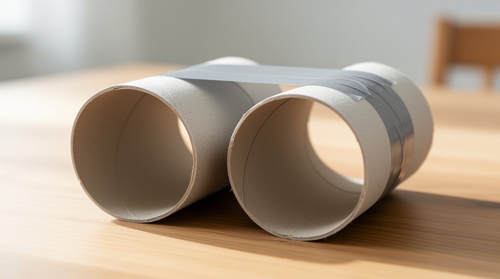 recycled paper roll binoculars