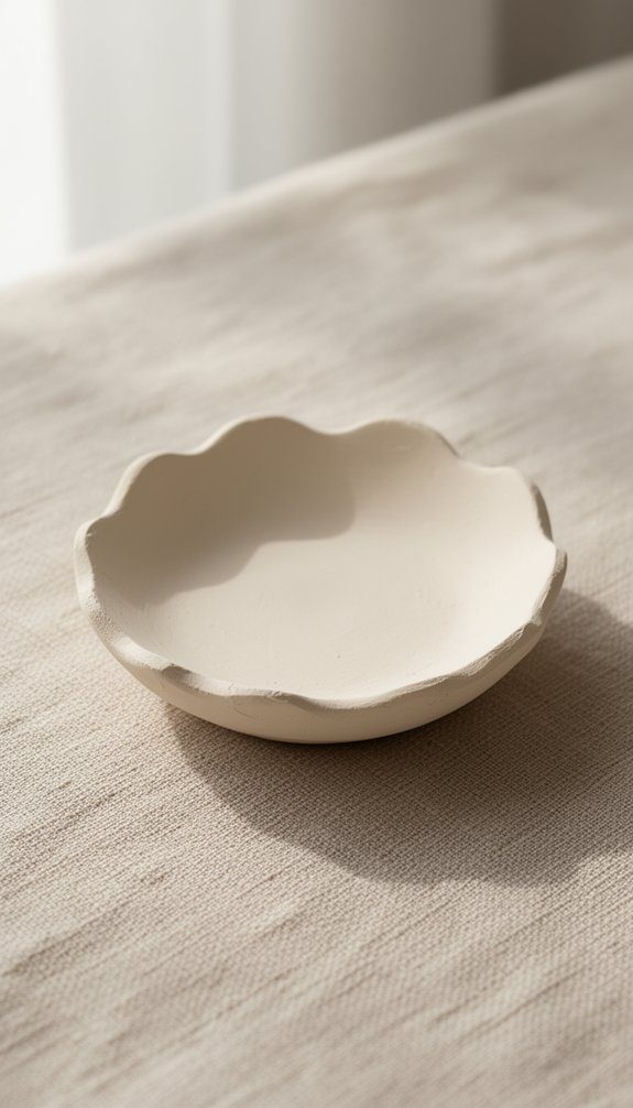scalloped trinket dish tutorial