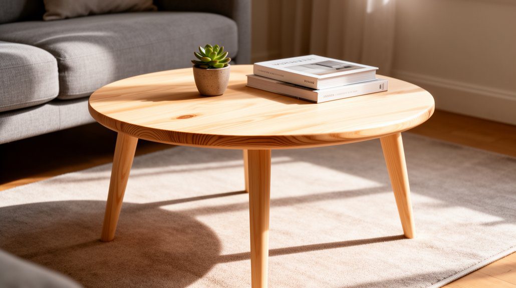 DIY Round Coffee Table Ideas: The Ultimate Stylish and Budget-Friendly Projects for a Stunning Living Room 9 scandinavian diy coffee table