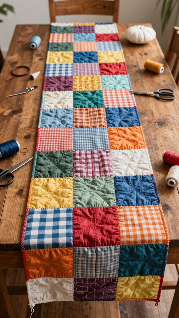 seasonal fabric table runners