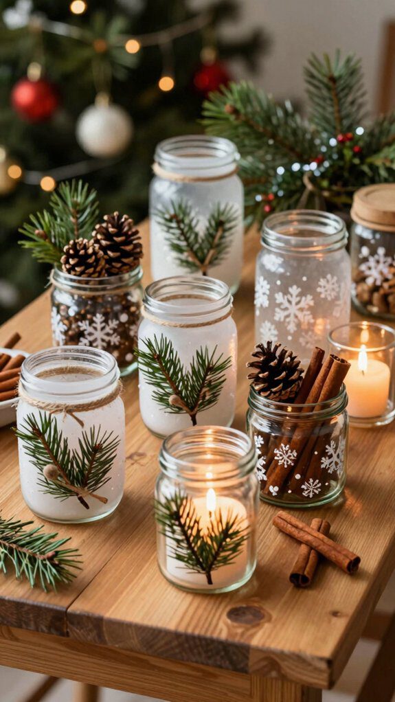 seasonal jar decoration ideas