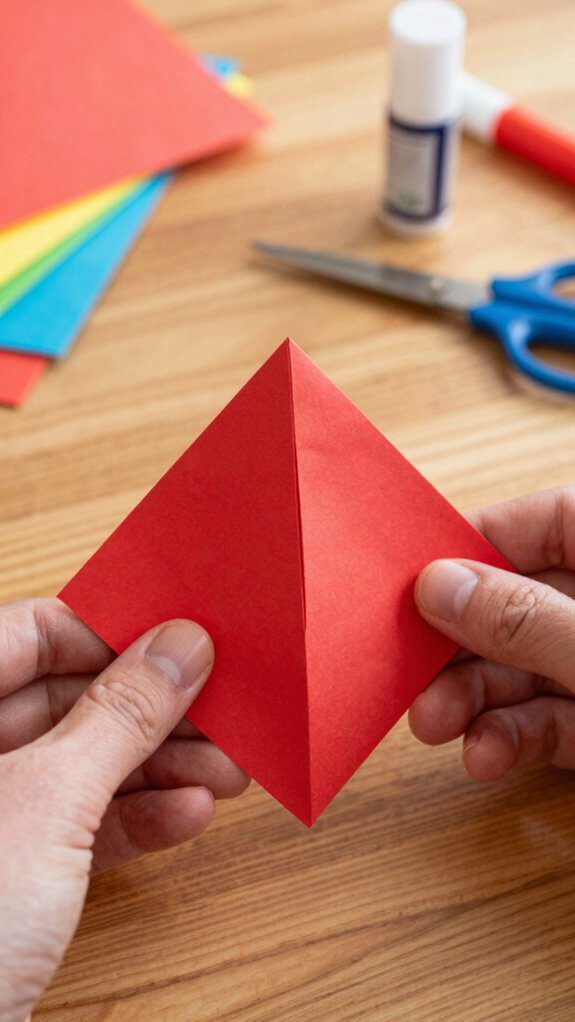 simple cone folding technique