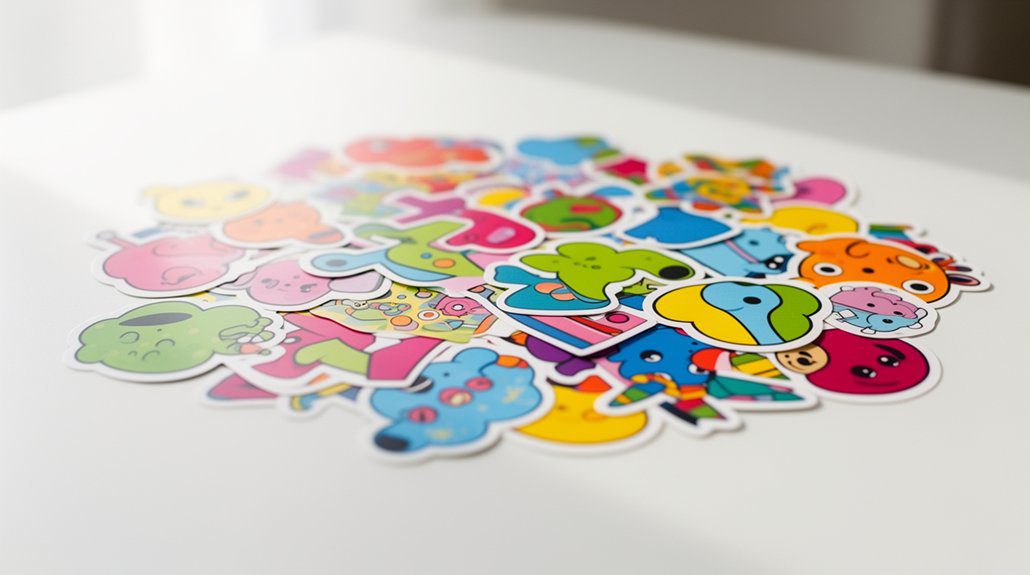 sticker collage art project