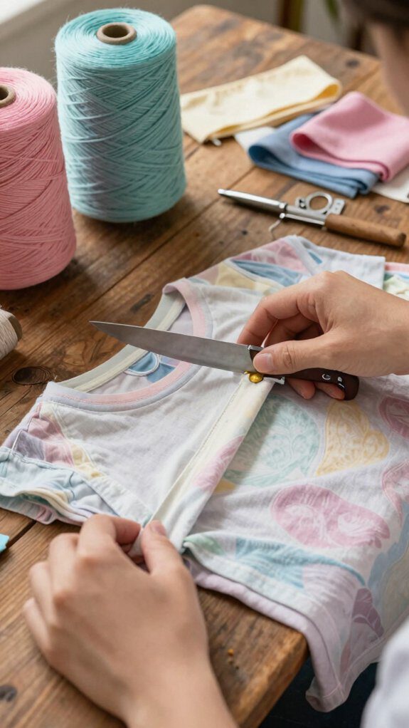 17 Upcycle T-Shirt Ideas to Give Old Tees a New Life 10 t shirt yarn creation process