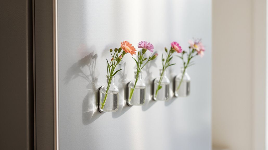 tiny magnet bud vases