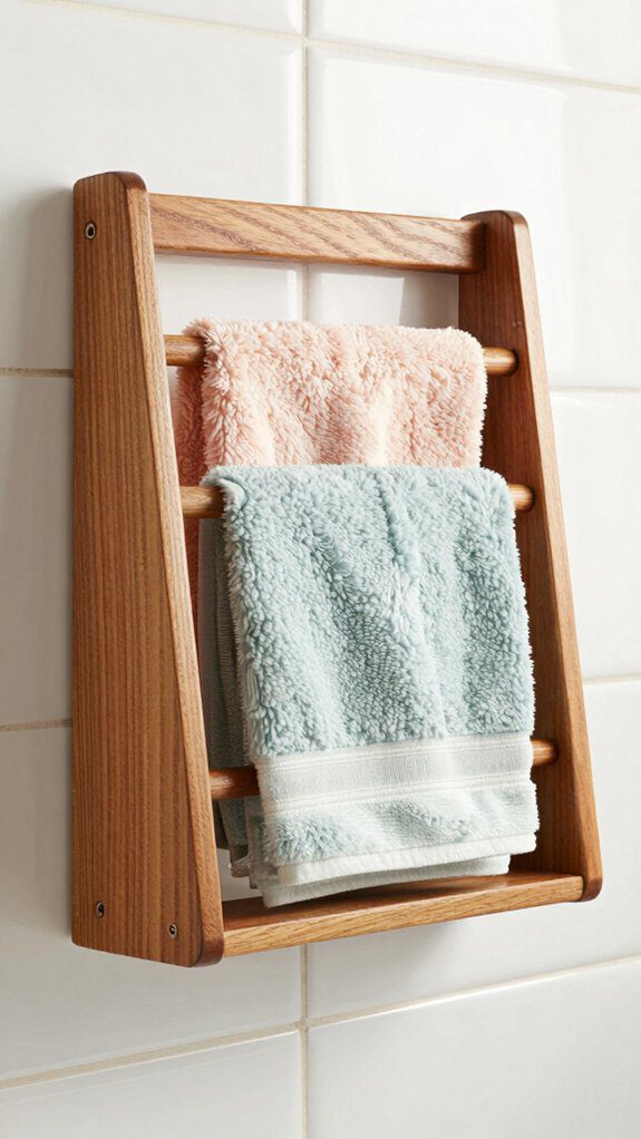 upcycled towel organization solution