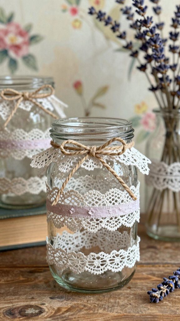 vintage jar decor transformation