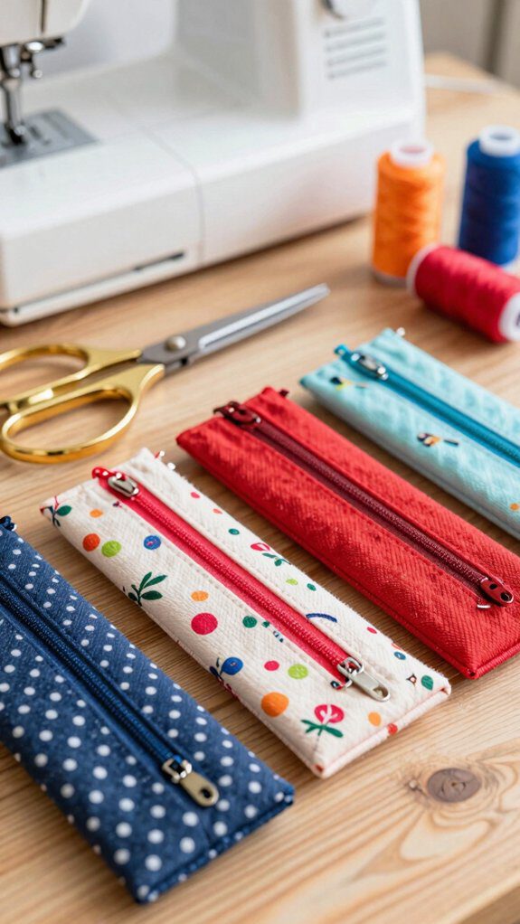 zipper pouches for organization