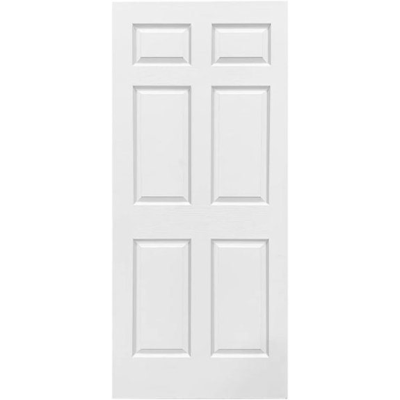15 Best 6 Panel Doors That’ll Transform Any Home’s Entryway 15 30x80 white primed mdf slab