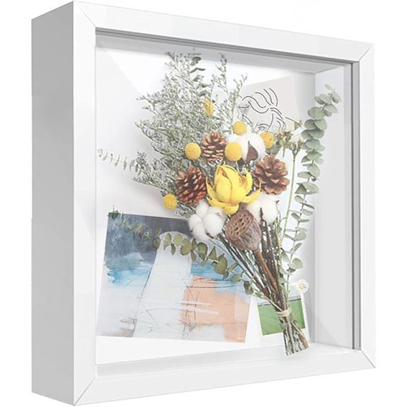 10 Best Memory Shadow Boxes to Display Your Cherished Moments 9 8x8 shadow box display case