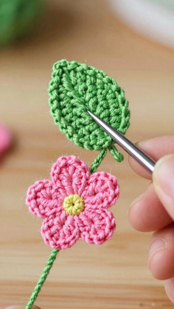 add leaf pattern detail