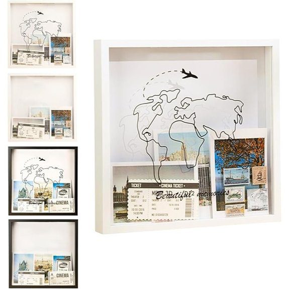 10 Best Memory Shadow Boxes to Display Your Cherished Moments 7 adventure archive shadow box