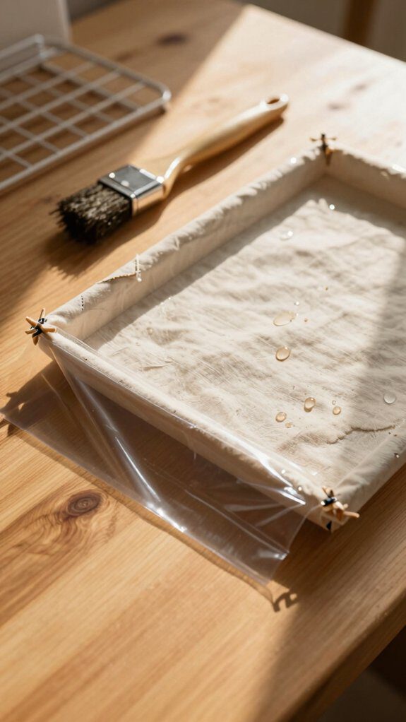 allow proper drying and curing