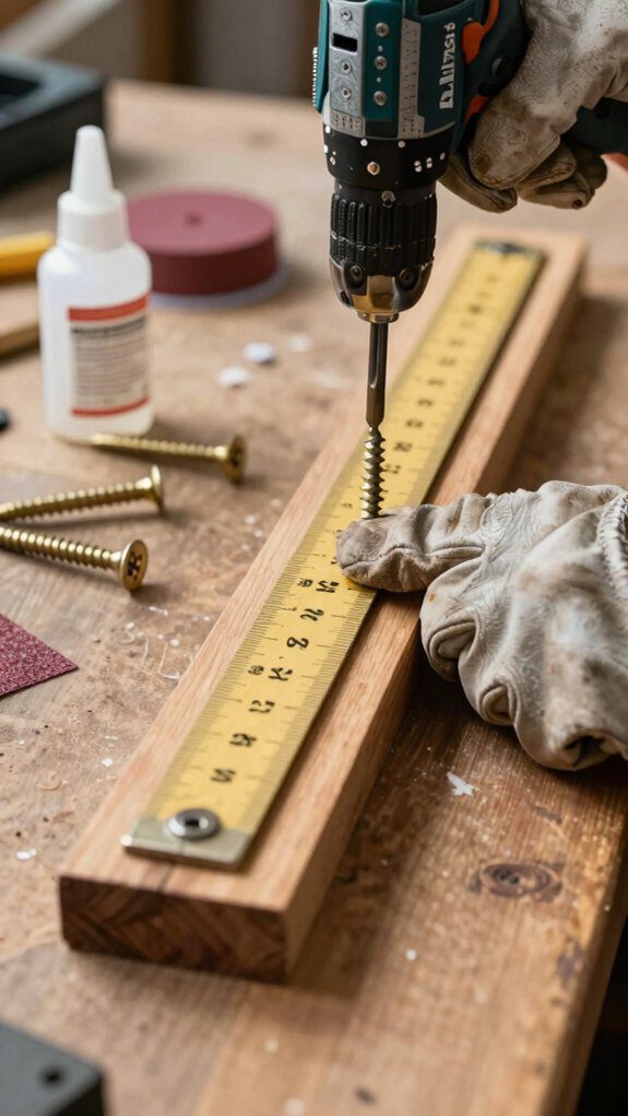 apply consistent adhesive and clamp