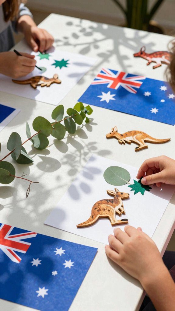 australian flag craft activity