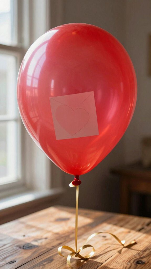 balloon surprise gift presentation