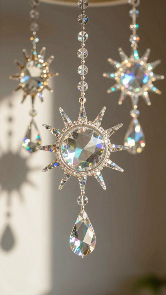 beaded chain sun catchers