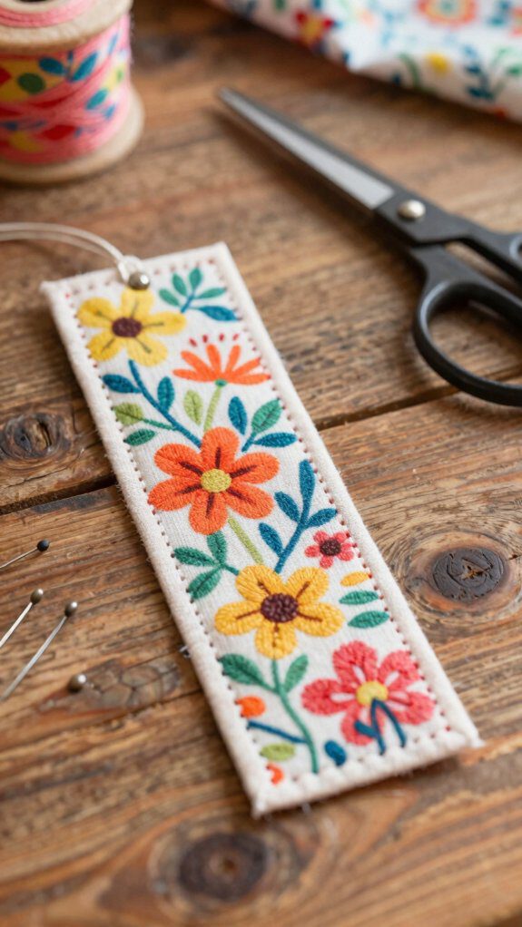 14 Fabric Bookmark DIY Free Pattern Ideas for Easy Sewing Projects 2 beginner friendly bookmark pattern