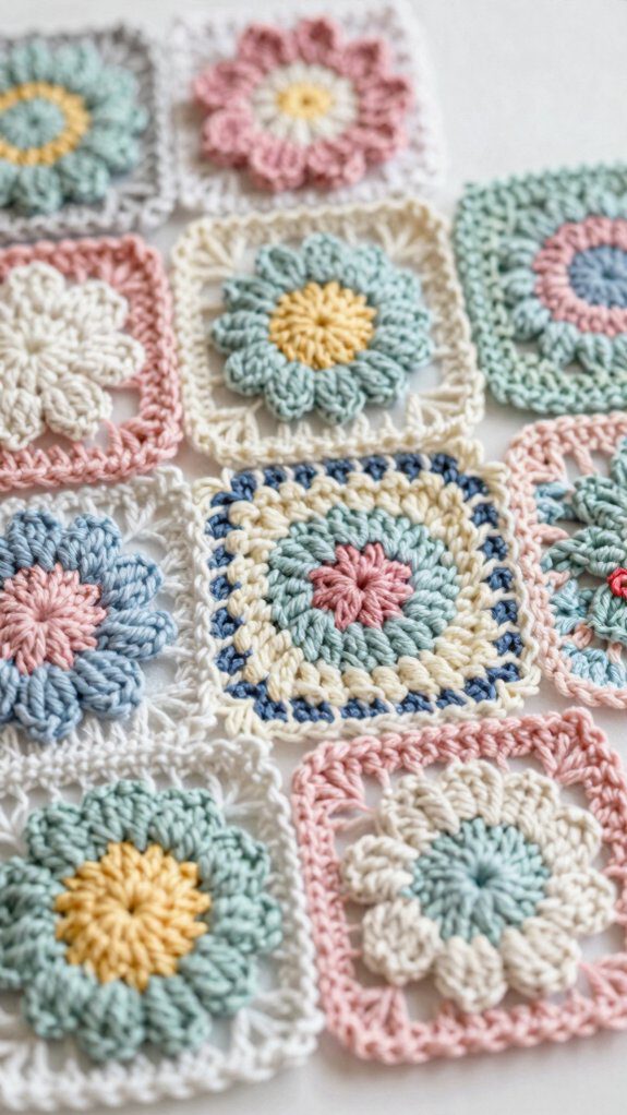 beginner friendly flower grid designs