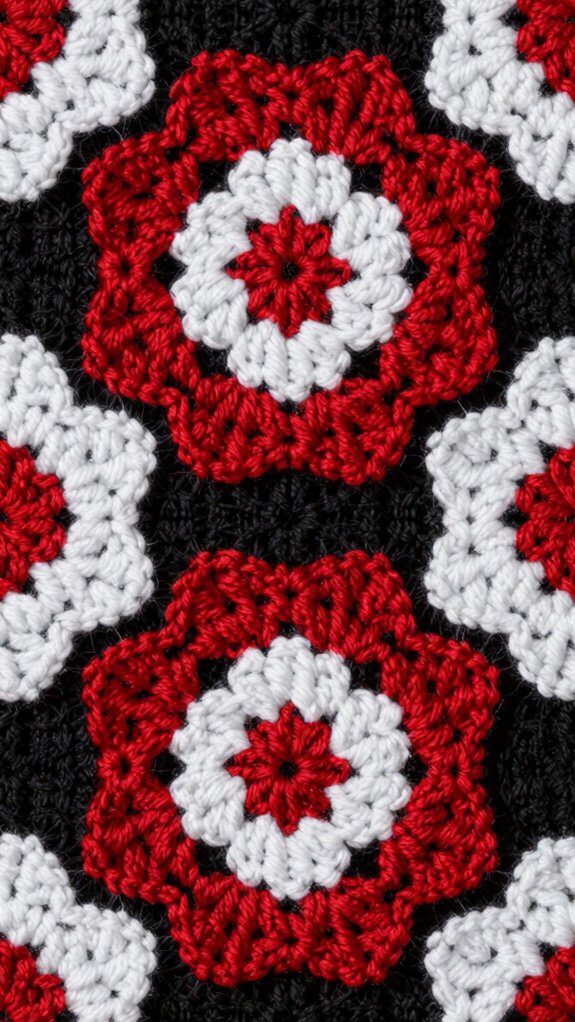 bold colorful flower designs