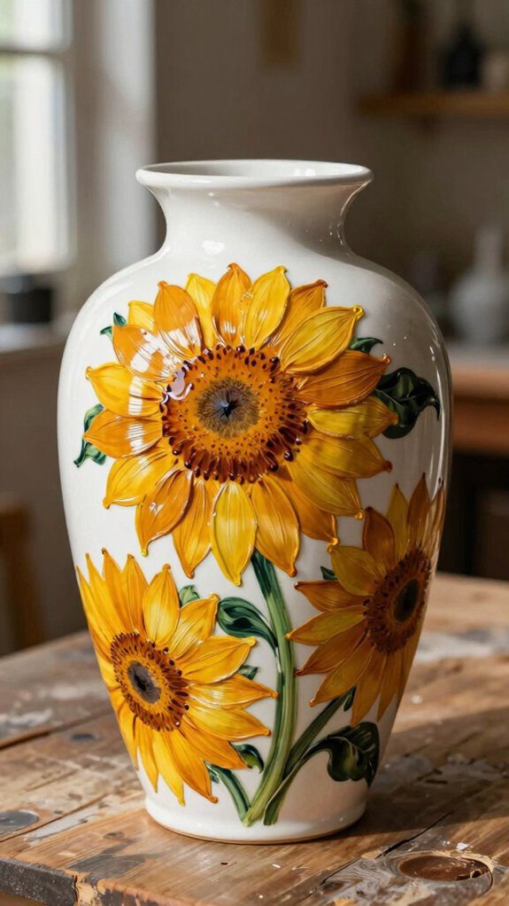 bold vibrant sunflower focalpoint