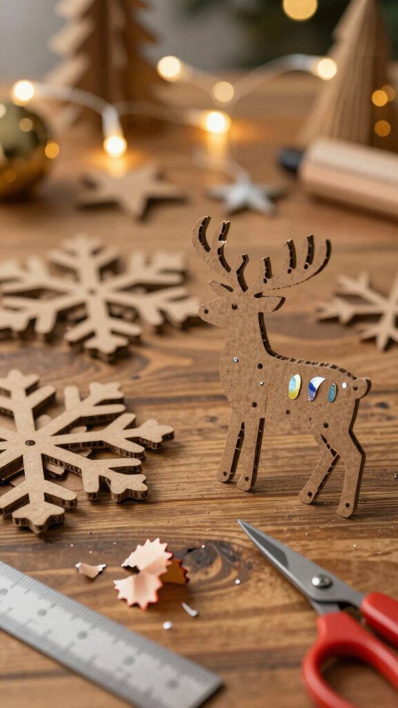 cardboard seasonal festive cutouts