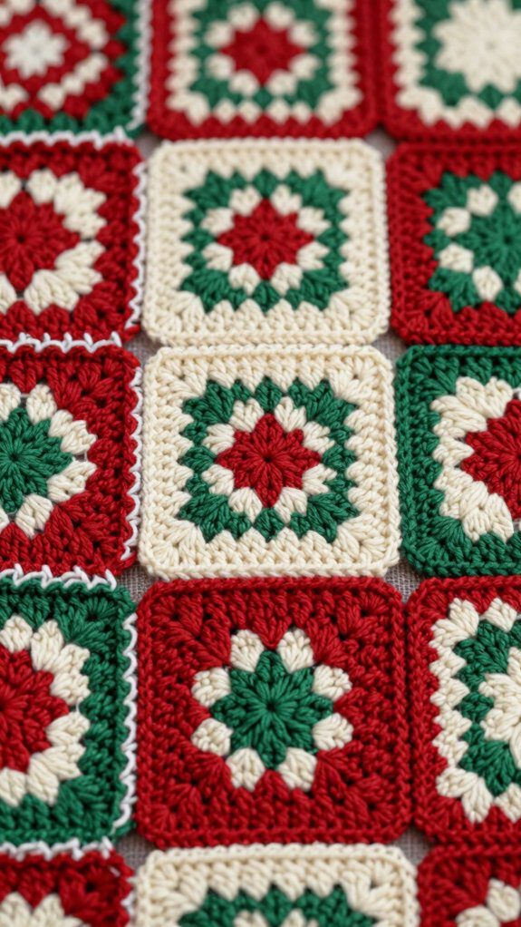 classic granny pixel crochet