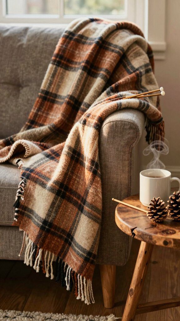 cozy flannel throw tutorial