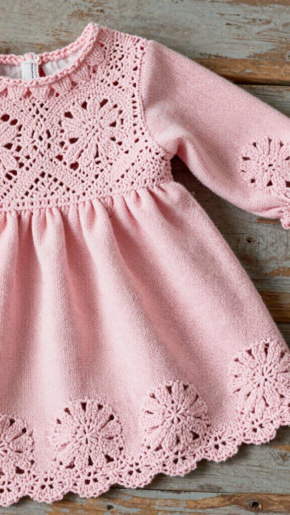cozy handmade baby dresses